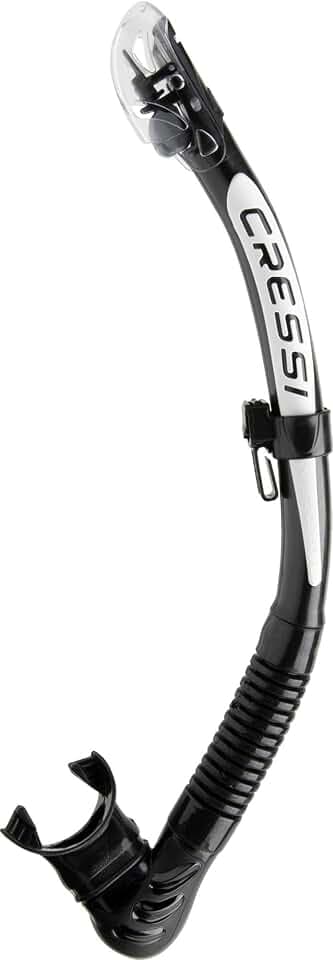 CRESSI Alpha Ultra Dry Snorkel - Trockenschnorchel zum Tauchen, Freitauchen und Schnorcheln, Einheitsgröße Unisex