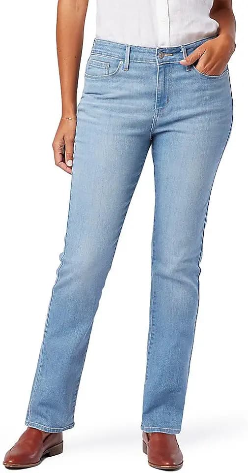 Levi Strauss Signature Gold Women's '03 Essential Mid Rise Straight Jeans