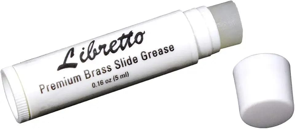 Libretto Premium Brass Slide Grease Stick, 0.16 oz (5 ml), Odorless & Pure, Great Materials from Japan, 100% Special-blended Formula, Thick & Sticky, Best to Extend Life of Trumpet, French Horn & Tuba