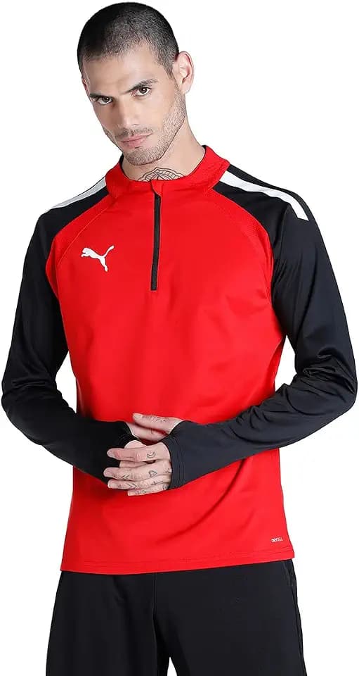 PUMA Herren Teamliga 1/4 Zip Top Schweiß