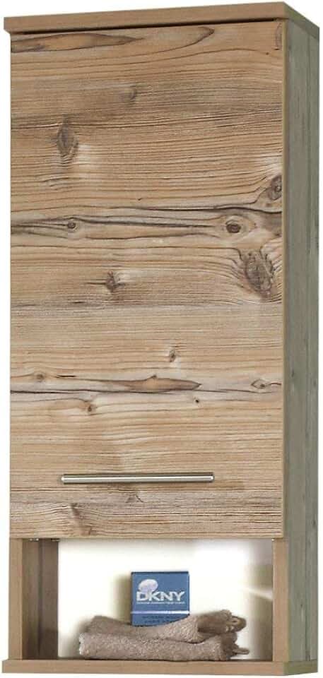 Schildmeyer Hängeschrank 119933 Isola, 30x20.5x71 cm, silberfichte Dekor