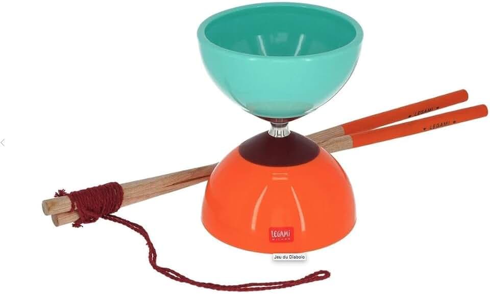 Legami Diabolo-Spiel, robust, leichte Stäbchen, Jonglierer, DBL0001