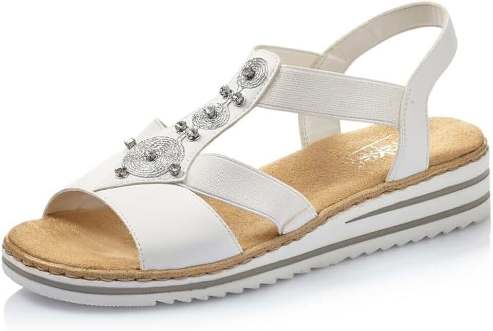 Rieker Damen Riemchensandalen V0687, Frauen Sandalen