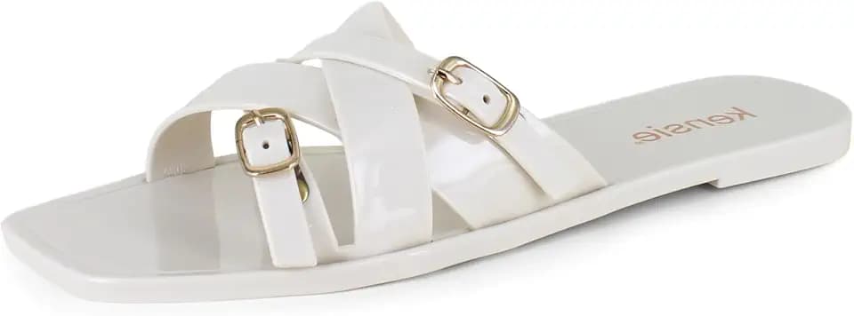 kensie womens Jellie Slide
