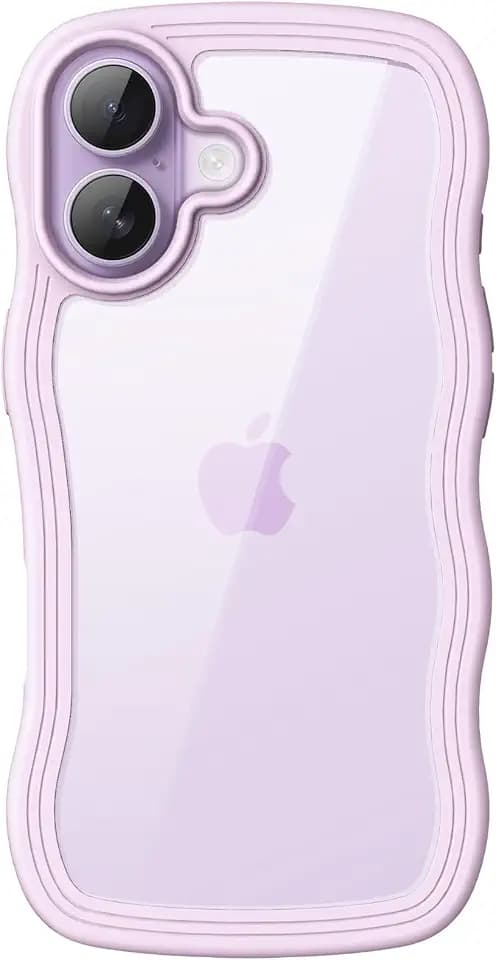 JETech Wavy Case for iPhone 17, Purple