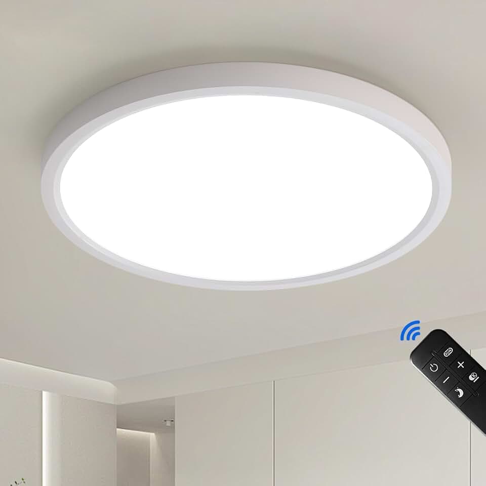 LED Deckenleuchte 60CM Rund Deckenlampe Weiß 54W Wohnzimmerlamp Dimmbar