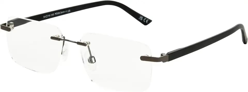 Sharper Image x Foster Grant Men's Strategist Rectangle Reading Glasses