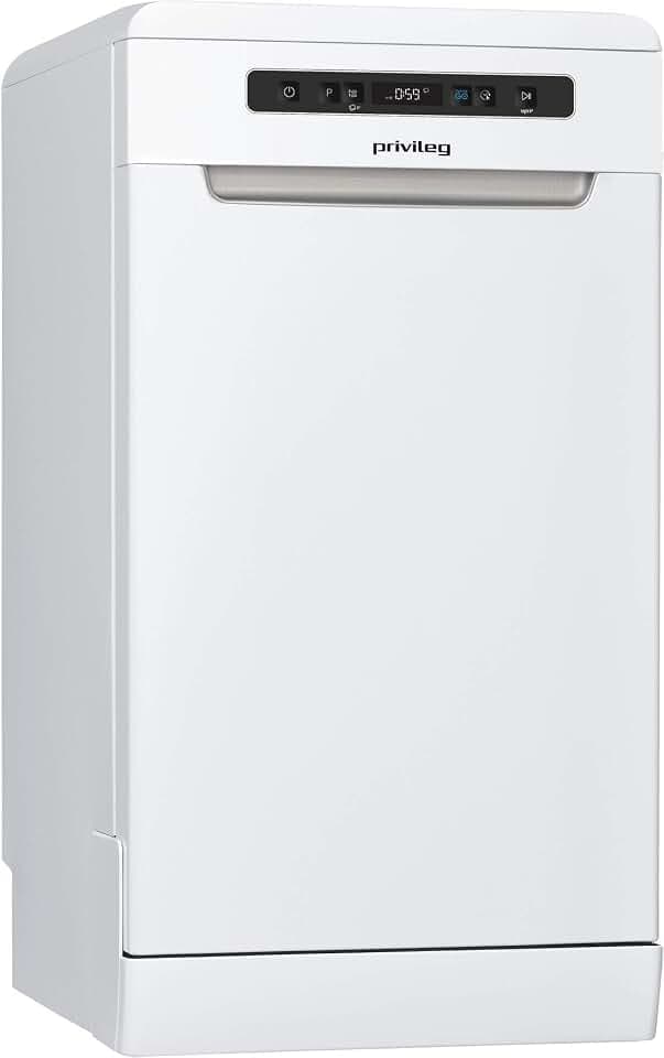 Privileg RSFO 3T224 Freistehender Geschirrspüler 45 cm / Push&Go/ eXtra Programm / Express-Programm/ Startzeitvorwahl/ Option MultiZone/ Kindersicherung/ VollwasserschutzWeiß