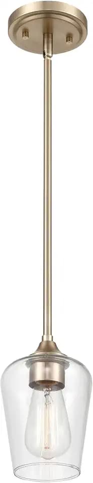 ML Lighting Ashford 1-Light Mini-Pendant Light Modern Gold