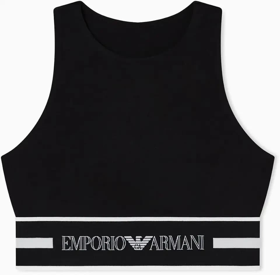 Emporio Armani Damen Crop Top T-Shirt