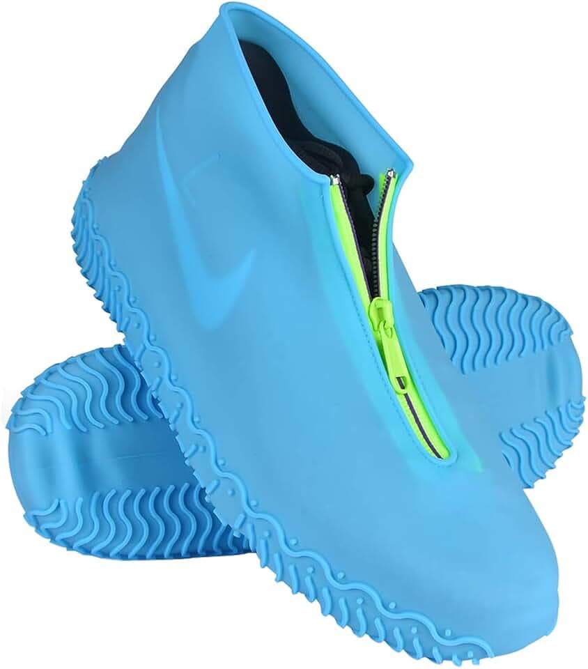 Silikon Überschuhe, Wasserdicht Schuhüberzieher Wiederverwendbare rutschfeste Überschuhe, Für Regen, Schneetag, Wüstenstrand, Schlammige Straßen