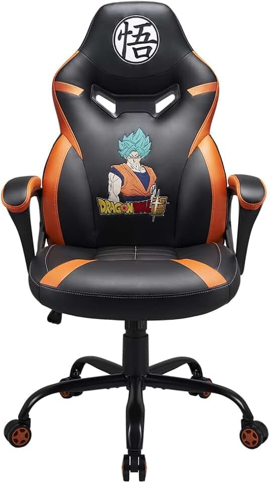 SUBSONIC DBZ - Dragon Ball Z - Gamingstuhl - Bürostuhl für junior-gamers - Dragon Ball super Schwarz Offizielle Lizenz, M, SA5573-D4
