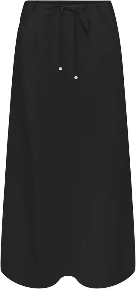 ONLY Onljakiri Linen Long Skirt Ptm