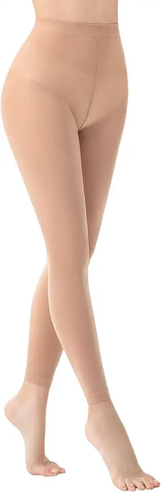 MANZI Footless Semi Opaque Tights for Adult Women 40 Denier Dance leggings