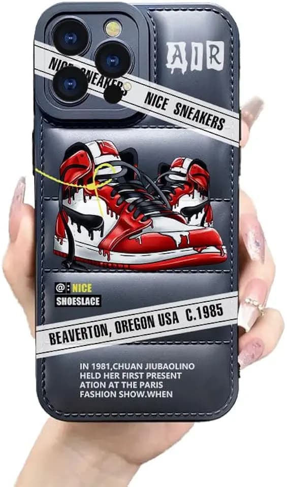 Ins Hot Sports Shoes Brand Puffer Phone Case for Cool iPhone 12 Pro Max