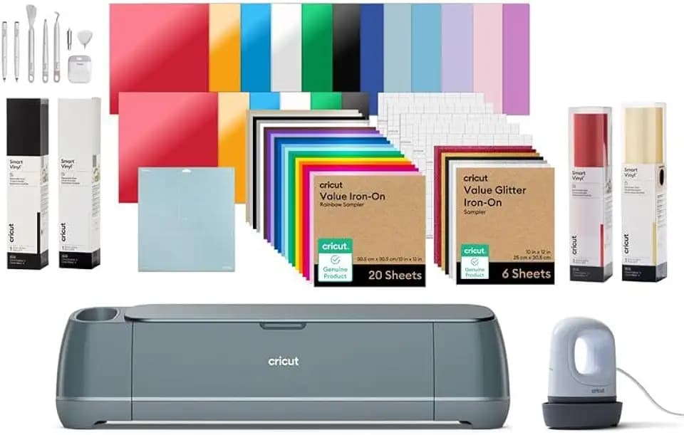 Cricut Maker™ 4 Ultimate-Bundle 2026, Smart-Schneidemaschine, professioneller DIY-Vinylschneider und Stanzmaschine für Stoff, Leder, Vinyl und viele weitere Materialien