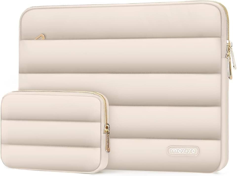 MOSISO 12.9 inch Tablet Sleeve Case for iPad Pro 13 & iPad Air 13, Sand