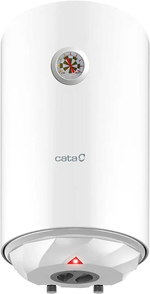 CATA CTR-30-M Elektrischer Warmwasserbereiter Fassungsvermögen 30 Liter Leistung 1.500W Superisolationssystem Intelligenter ECO-Modus verglastes Titan-Email beschichtetes Stahlmaterial