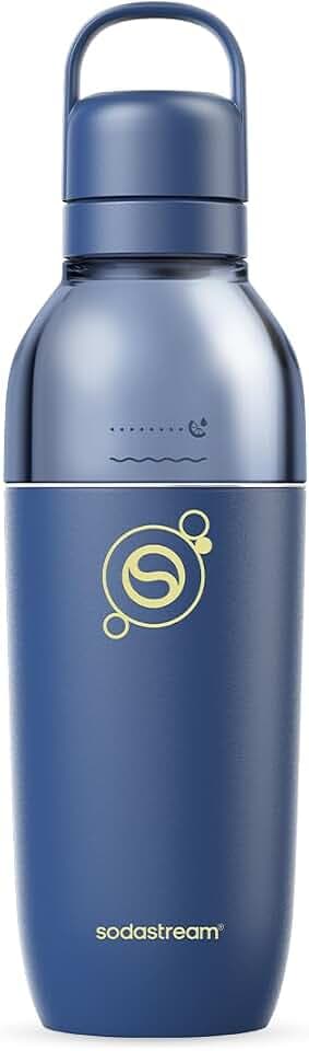sodastream 0,7L Fizz&go Easy Mix Sprudlerflasche, Storm Blau