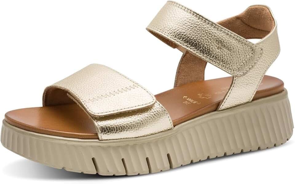 Tamaris Wide FIT Sandale Leder H-Weite