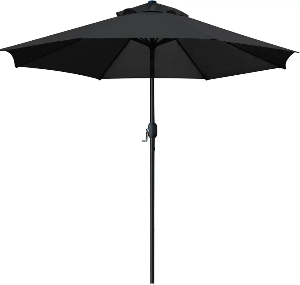 Sunnyglade 9' Patio Umbrella Outdoor Table Umbrella with 8 Ribs