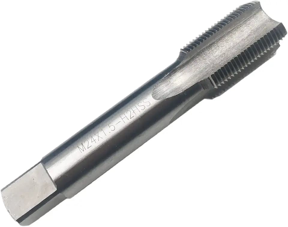 24mm 24 x 1.5 HSS Metric Tap Right Hand Thread M24 x 1.5mm Pitch