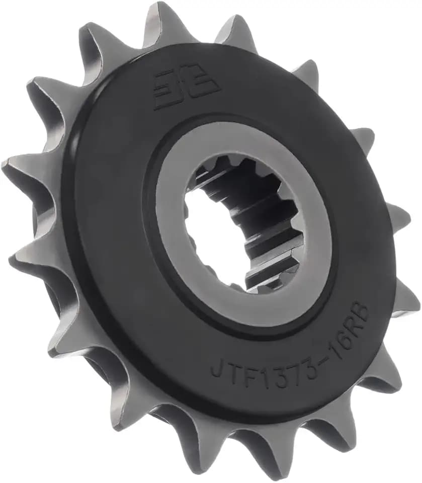 JT Sprockets JTF1373.16RB 16 Tooth Rubber Cushioned Front Countershaft Sprocket, Single