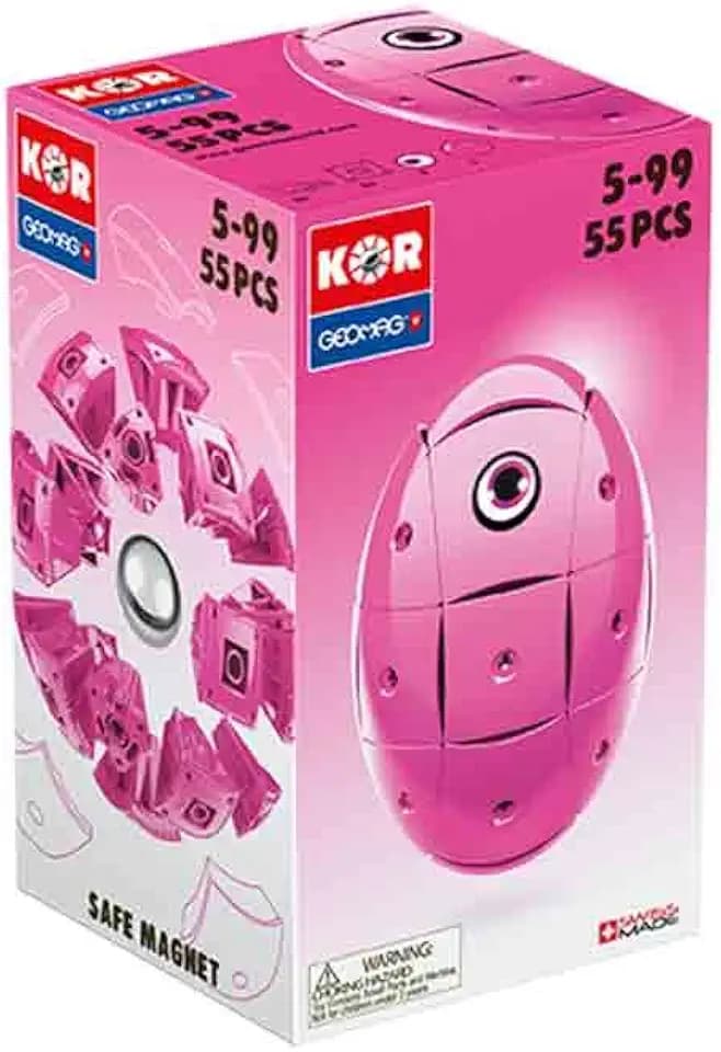 Geomag Kor Pantone 55 elementów rózowy