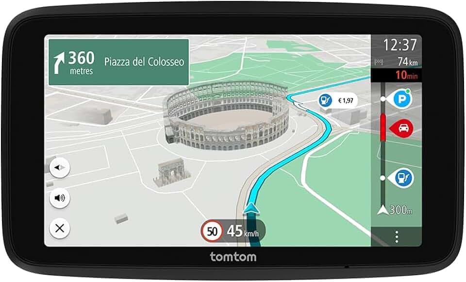 TomTom Navigationsgerät GO Superior (6 Zoll, Stauvermeidung Dank TomTom Traffic, Karten-Updates Welt, schnelle Updates via WiFi, Verfügbarkeit von Parkplätzen, Kraftstoffpreise)