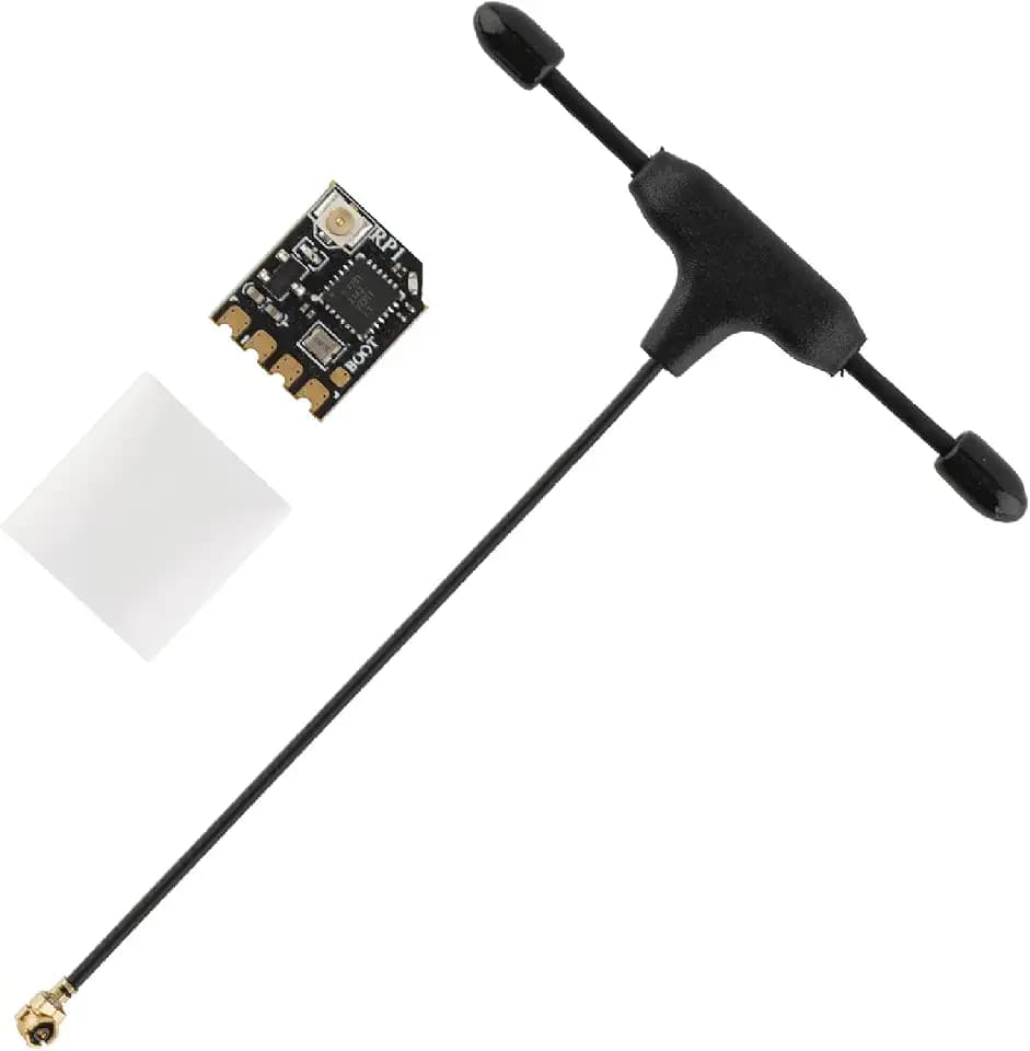 RM RP1 ELRS FPV Receiver - 2.4ghz ExpressLRS Nano Receiver Drone RX Module with 65mm UFL T Antenna for FPV Drone Tiny Whoop Fixed-Wing RC Plane by Speedybee