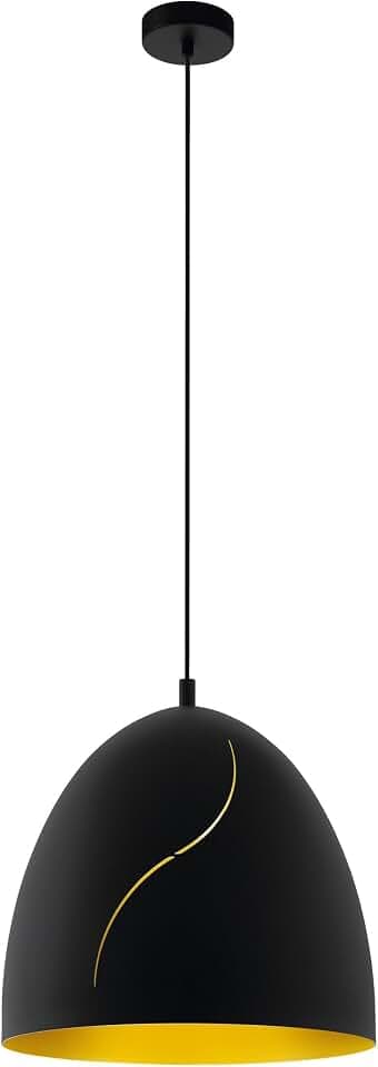 EGLO Pendelleuchte Hunningham, 1 flammige Hängelampe Industrial, Vintage,