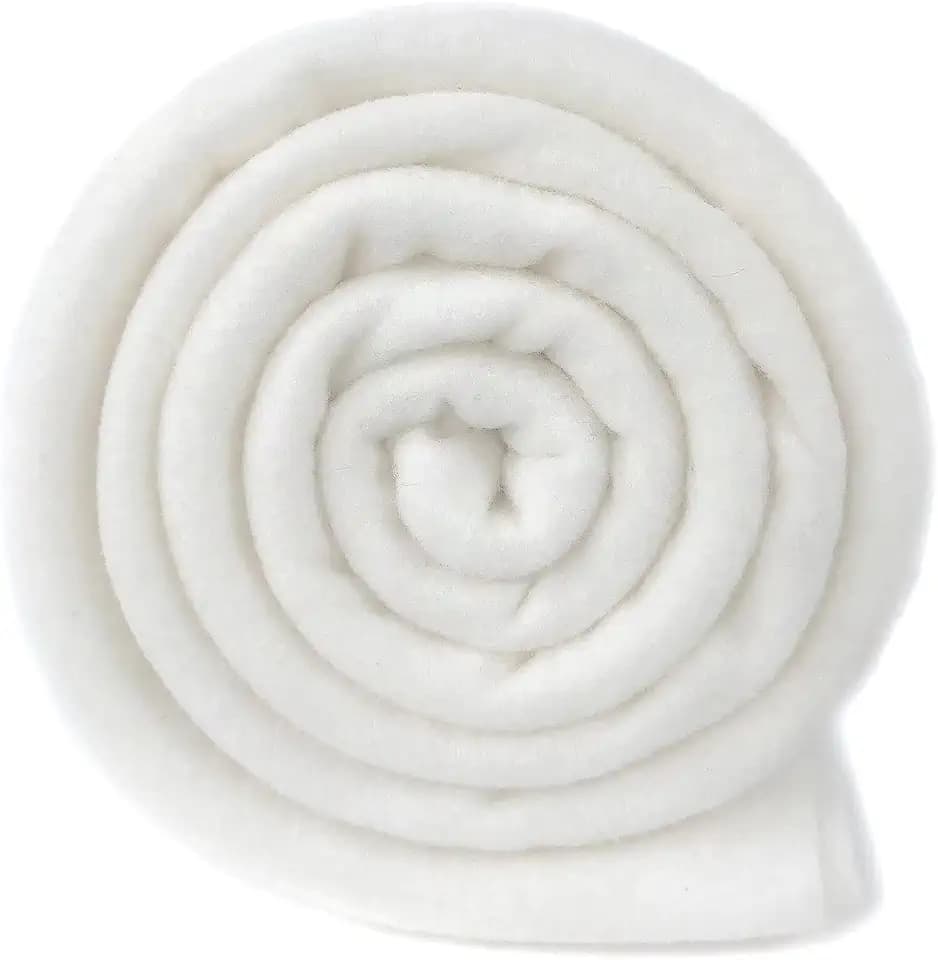 Wool Quilt Batting 72"x90" for Patchwork Quilts Quilting 100% Merino Twin Size