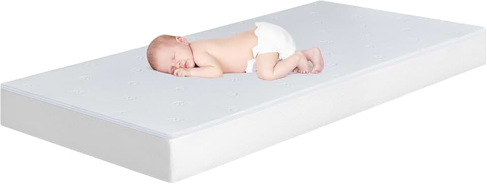 BedStory Babymatratze 60 x 120 für Babybett, verstellbare Härte 12 cm Höhe | Atmungsaktive Kindermatratze für Kinderbett mit abnehmbarem, waschbarem Bezug, OEKO-TEX STANDARD 100 zertifiziert.