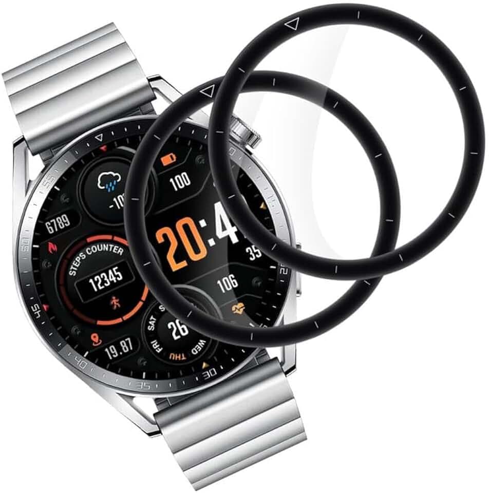 [2 Stück für Schutzfolie Huawei Watch GT3 Pro 46mm Folie [Soft PMMA]