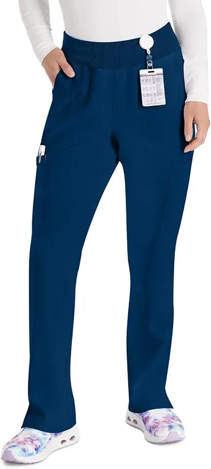 Dickies EDS Essentials Scrubs for Women Tapered Leg Pull-On Scrub Pant