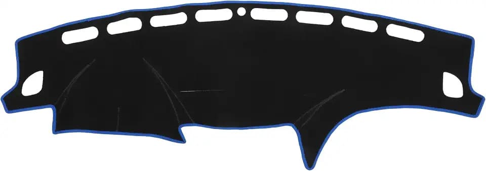 Car Dashboard Cover Mat Compatible for Subaru Impreza 2008-2011, Protective Polyester Black Blue Center Console Interior Trim Dash Board Mat