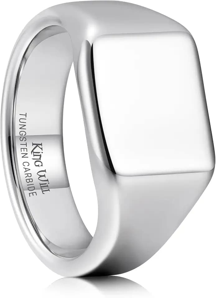 King Will Tungsten Wedding Band for Men High Polished