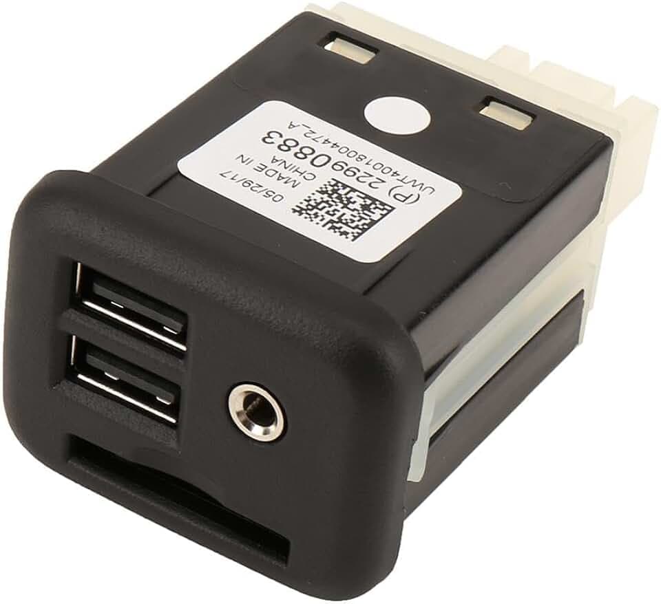 GM Genuine Parts 22990883 Jet Black Multimedia Receptacle