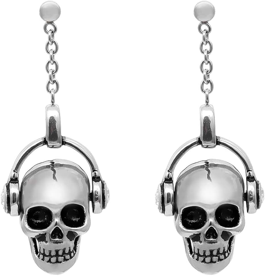 Controse Rock ’N’ Skull Earrings