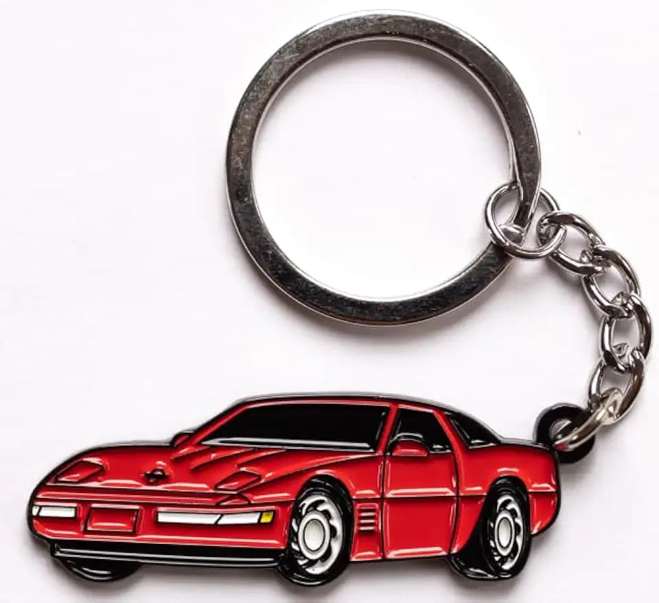 C4 Corvette, Sweet Corvette key chain, C4 Vette accessories, Vette keychain, Metal Material, gifts