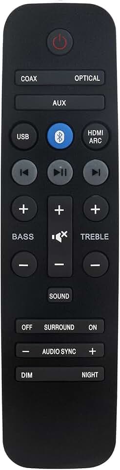 996580000536 Replaced Remote fit for Philips Soundbar Speaker HTL3110B