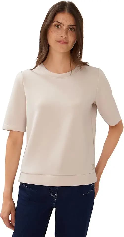 Damen Softes Cupro Touch T-Shirt