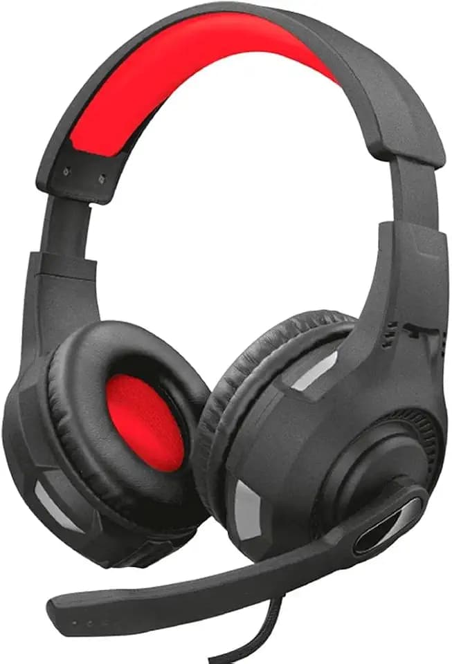Trust Gaming Headset GXT 307 mit Mikrofon für PS4, PS5, PC, Nintendo Switch, Xbox Series X, Xbox One - Ravu Kabelgebundene Gaming-Kopfhörer mit Einstellbarem Kopfbügel - Schwarz, 22450