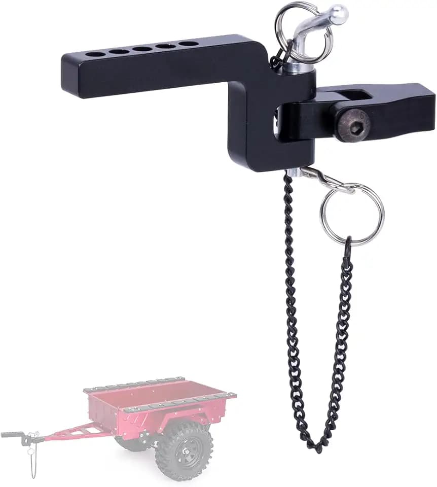 RC Tow Hook,Metal Trailer Chain Tow Hook for 1/10 RC Crawler Axial SCX10 90046 TRX4 TRX6 Redcat RC4WD D90 CC01 Rescue Simulation Accessories