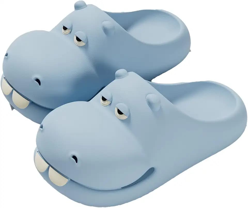 Cute Animal Slippers For Women Men, EVA Cloud House Slides