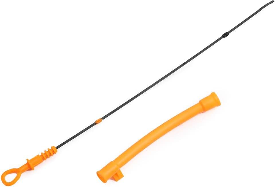 06B115611C 06B115611R Engine Oil Dipstick & Tube Kit STD Replacement For Audi A4 A6 VW Golf Jetta Passat B5 Bora Sharan Skoda Seat 06B115611F (Dipstick & Tube Kit)