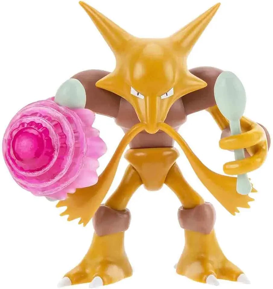Pokémon Pokemon Figur Simsala Alakazam – 11 cm Figuren - Neue Welle 2024 - Offiziell Pokemon Spielzeug