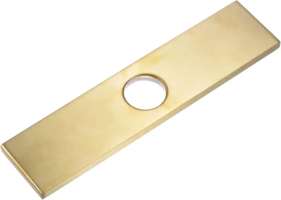 uxcell 10 Inch Hole Cover Deck Plate Escutcheon for 1 or 3 Hole Sink Faucet