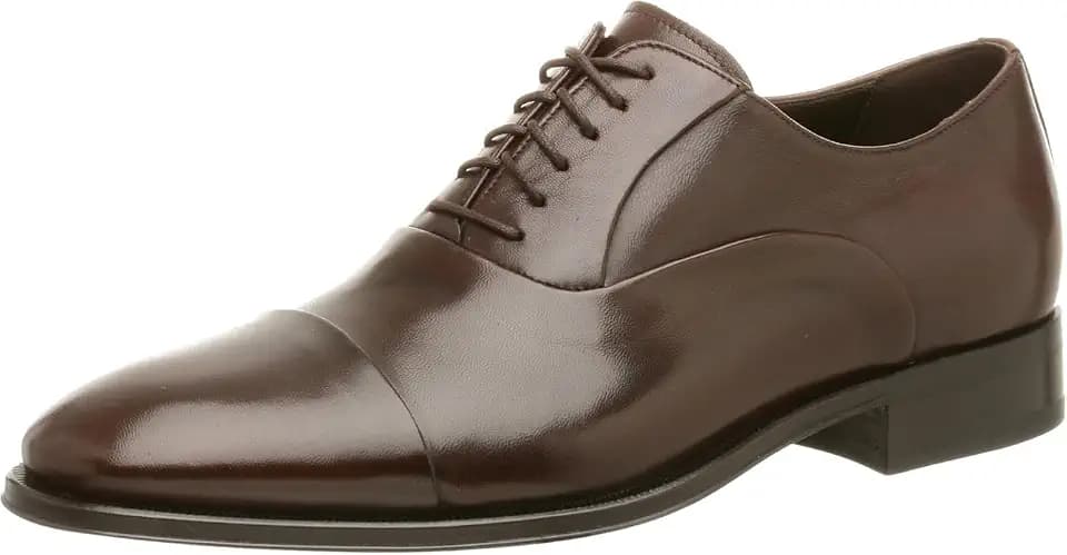 Bruno Magli Men's Maioco Oxford, Leather Dress Shoes with Cap Toe