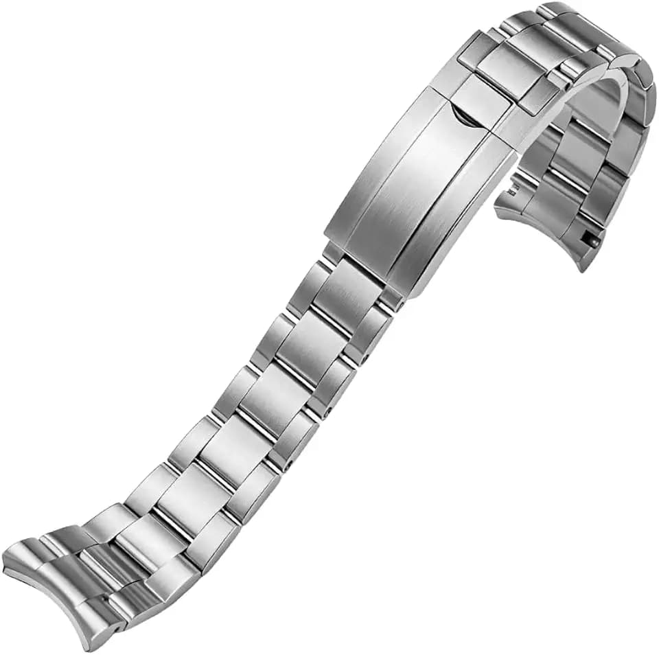 Oyster Watch Band Replacement For Rolex Daytona GMT Datejust Submariner 20mm 16013 16030 16233 16618 Watch band Male Antirust Solid Stainless Curved Interface Steel Strap
